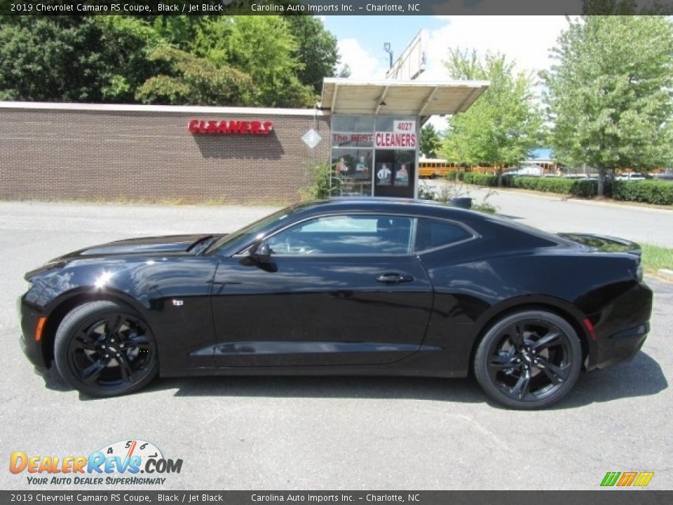 2019 Chevrolet Camaro RS Coupe Black / Jet Black Photo #7