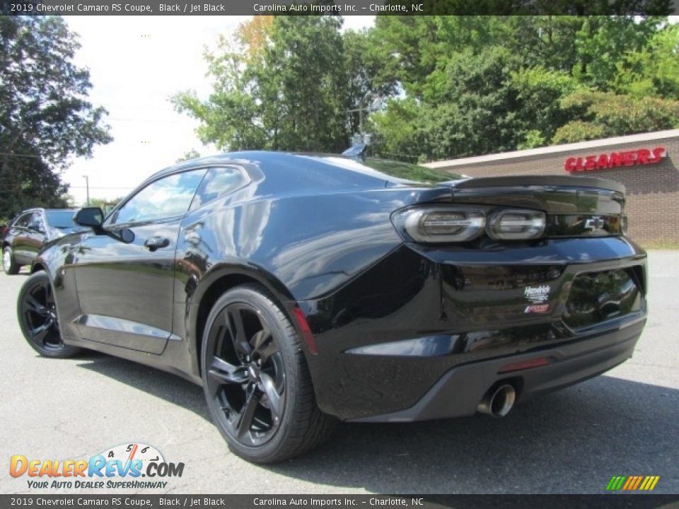 2019 Chevrolet Camaro RS Coupe Black / Jet Black Photo #8