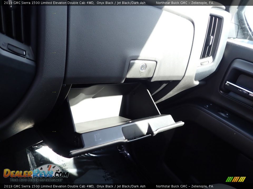2019 GMC Sierra 1500 Limited Elevation Double Cab 4WD Onyx Black / Jet Black/Dark Ash Photo #28