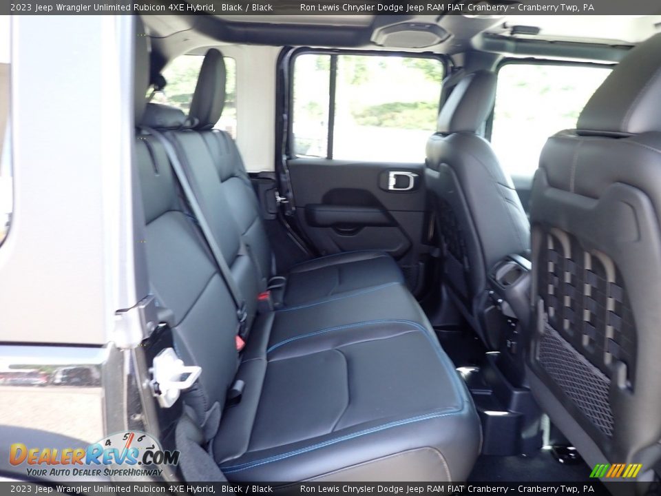 Rear Seat of 2023 Jeep Wrangler Unlimited Rubicon 4XE Hybrid Photo #11