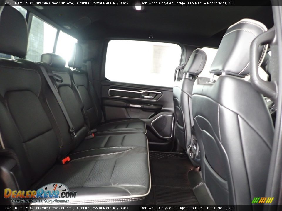 2021 Ram 1500 Laramie Crew Cab 4x4 Granite Crystal Metallic / Black Photo #31
