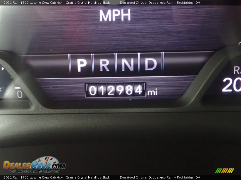 2021 Ram 1500 Laramie Crew Cab 4x4 Granite Crystal Metallic / Black Photo #33
