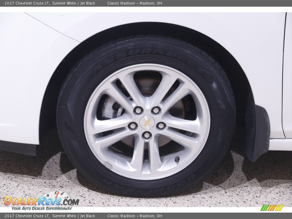 2017 Chevrolet Cruze LT Summit White / Jet Black Photo #20