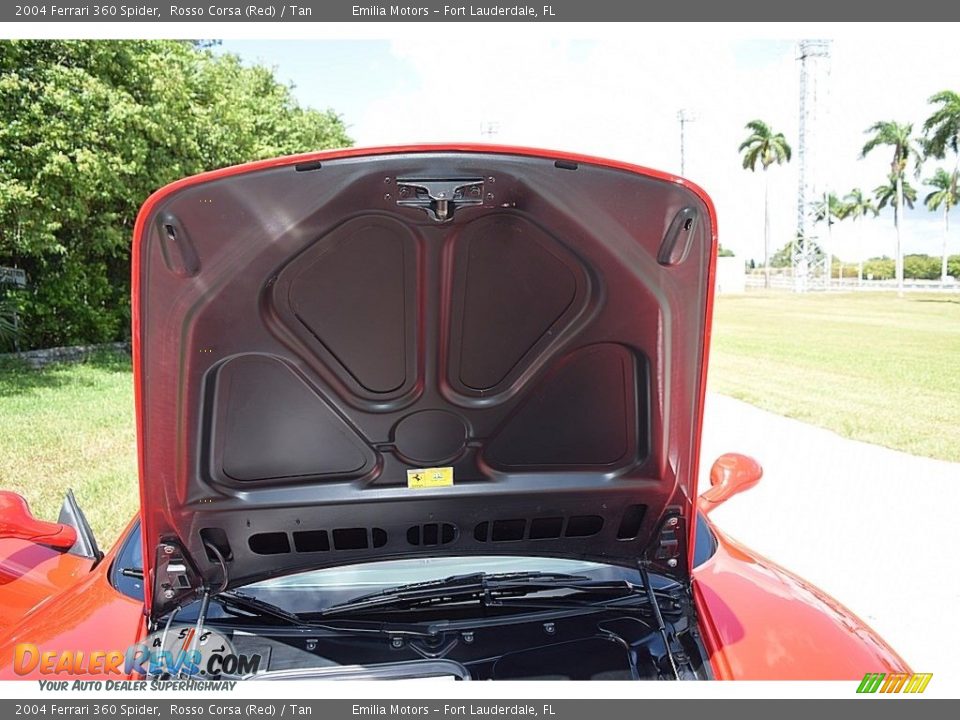 2004 Ferrari 360 Spider Rosso Corsa (Red) / Tan Photo #73