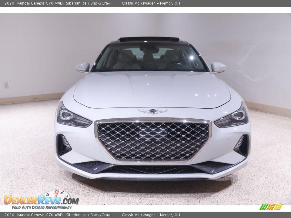 2020 Hyundai Genesis G70 AWD Siberian Ice / Black/Gray Photo #2