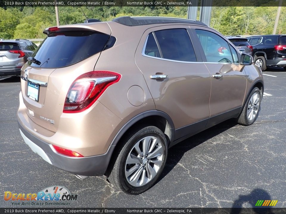 2019 Buick Encore Preferred AWD Coppertino Metallic / Ebony Photo #7