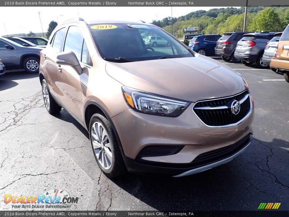 2019 Buick Encore Preferred AWD Coppertino Metallic / Ebony Photo #10