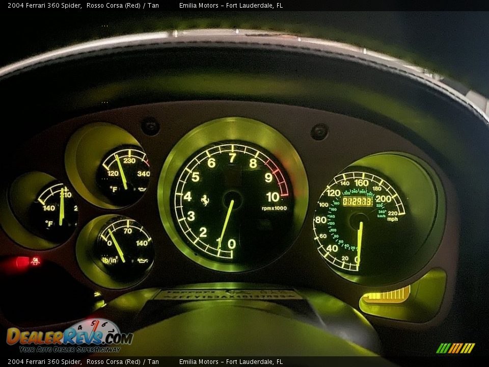 2004 Ferrari 360 Spider Gauges Photo #79