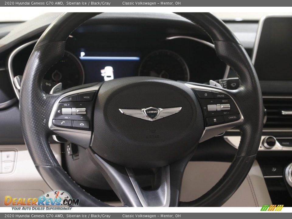 2020 Hyundai Genesis G70 AWD Steering Wheel Photo #7