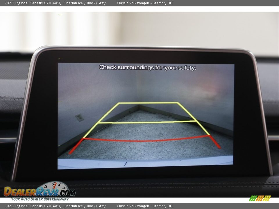 2020 Hyundai Genesis G70 AWD Siberian Ice / Black/Gray Photo #12