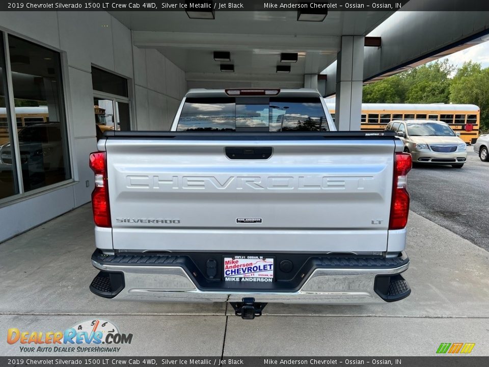 2019 Chevrolet Silverado 1500 LT Crew Cab 4WD Silver Ice Metallic / Jet Black Photo #5