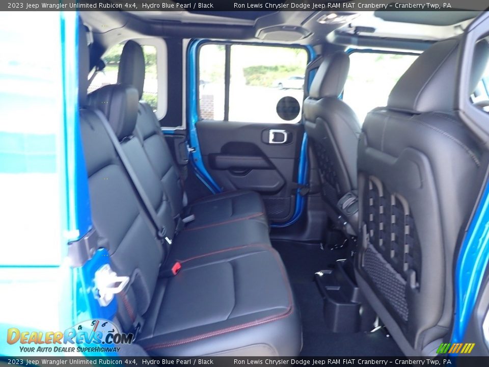 Rear Seat of 2023 Jeep Wrangler Unlimited Rubicon 4x4 Photo #11
