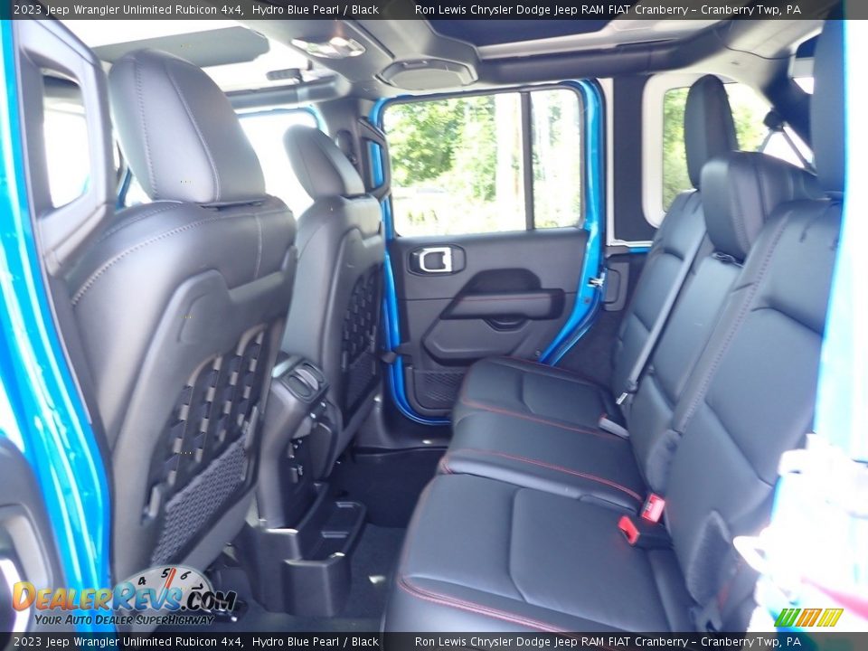 Rear Seat of 2023 Jeep Wrangler Unlimited Rubicon 4x4 Photo #12