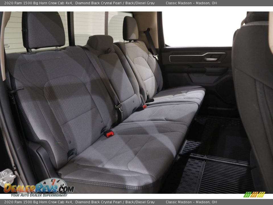 2020 Ram 1500 Big Horn Crew Cab 4x4 Diamond Black Crystal Pearl / Black/Diesel Gray Photo #20