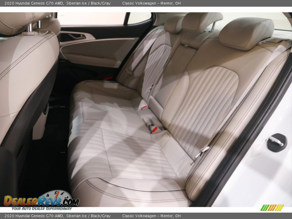 Rear Seat of 2020 Hyundai Genesis G70 AWD Photo #18