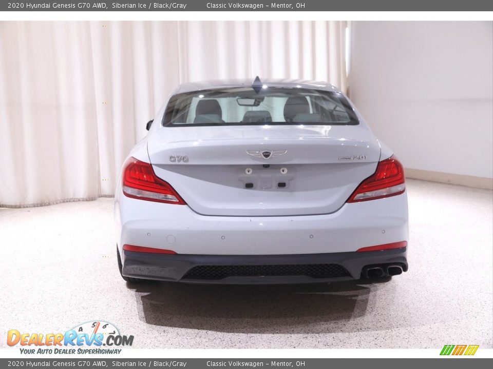 2020 Hyundai Genesis G70 AWD Siberian Ice / Black/Gray Photo #19