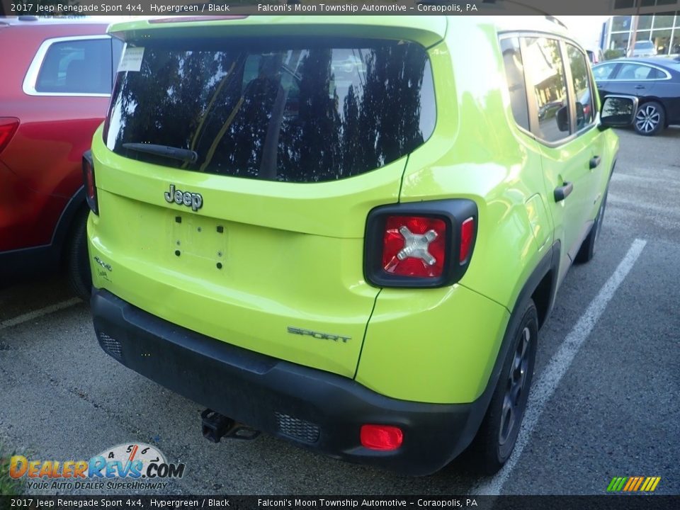 2017 Jeep Renegade Sport 4x4 Hypergreen / Black Photo #4