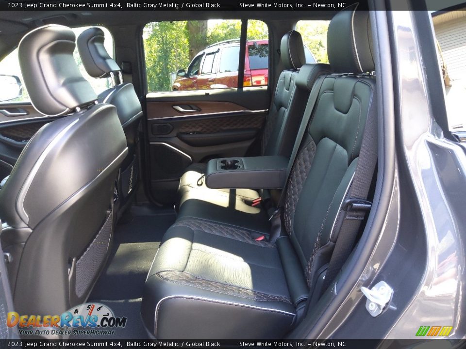 Rear Seat of 2023 Jeep Grand Cherokee Summit 4x4 Photo #16