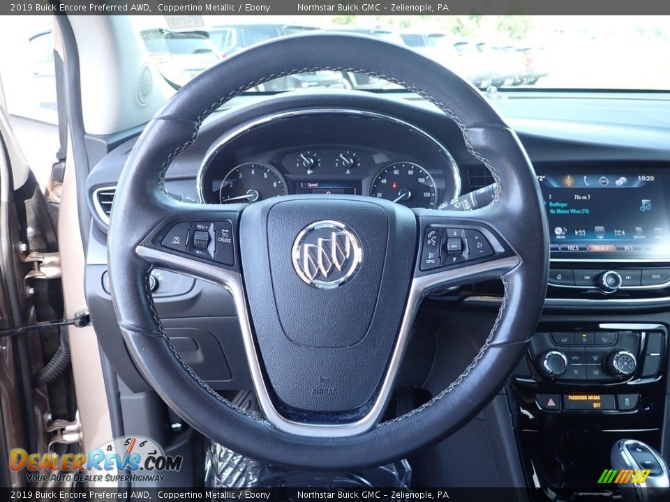 2019 Buick Encore Preferred AWD Coppertino Metallic / Ebony Photo #27