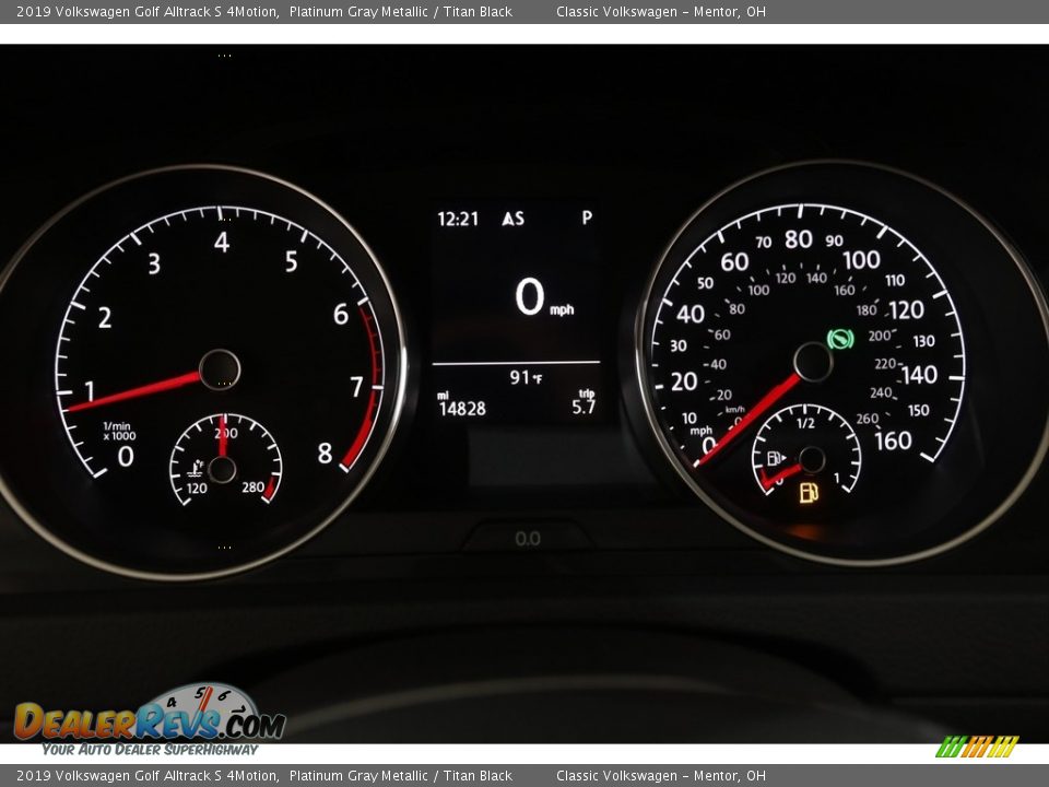 2019 Volkswagen Golf Alltrack S 4Motion Platinum Gray Metallic / Titan Black Photo #8