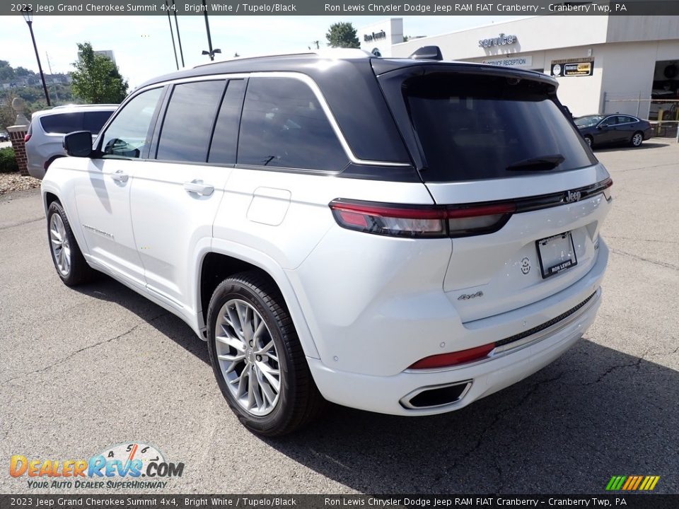 2023 Jeep Grand Cherokee Summit 4x4 Bright White / Tupelo/Black Photo #3