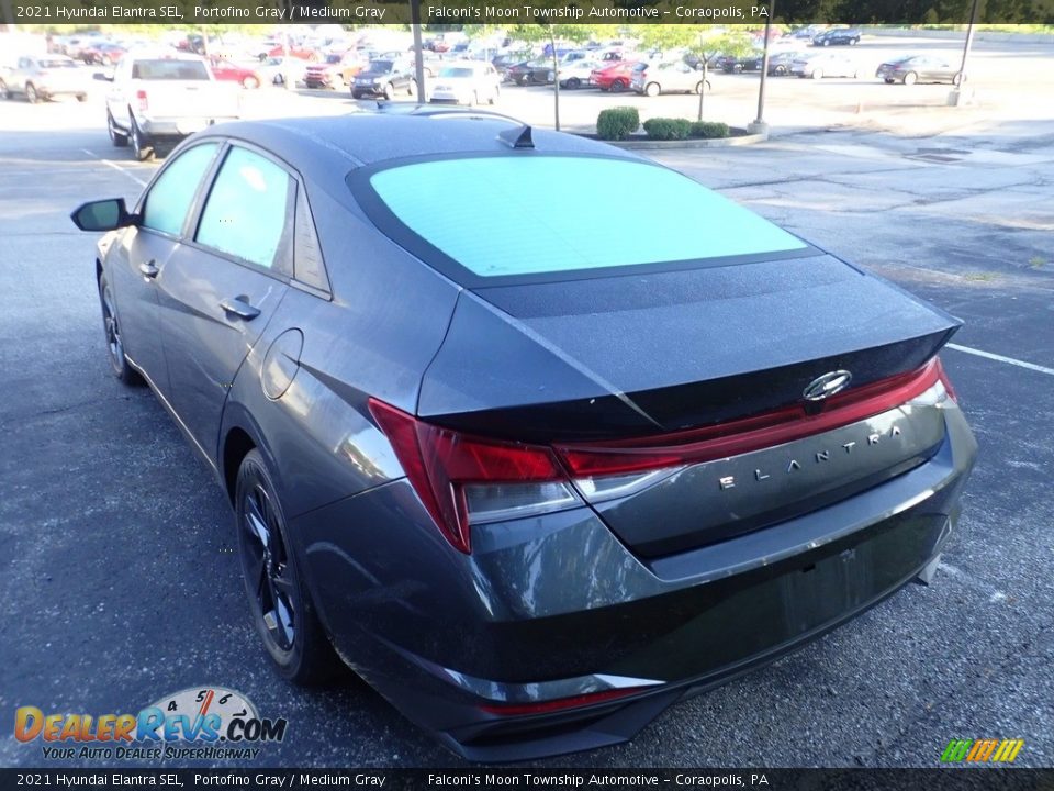 2021 Hyundai Elantra SEL Portofino Gray / Medium Gray Photo #2