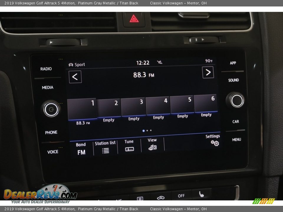 2019 Volkswagen Golf Alltrack S 4Motion Platinum Gray Metallic / Titan Black Photo #10