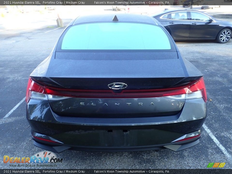 2021 Hyundai Elantra SEL Portofino Gray / Medium Gray Photo #3