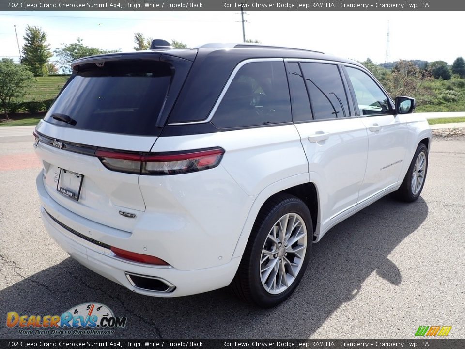 2023 Jeep Grand Cherokee Summit 4x4 Bright White / Tupelo/Black Photo #5