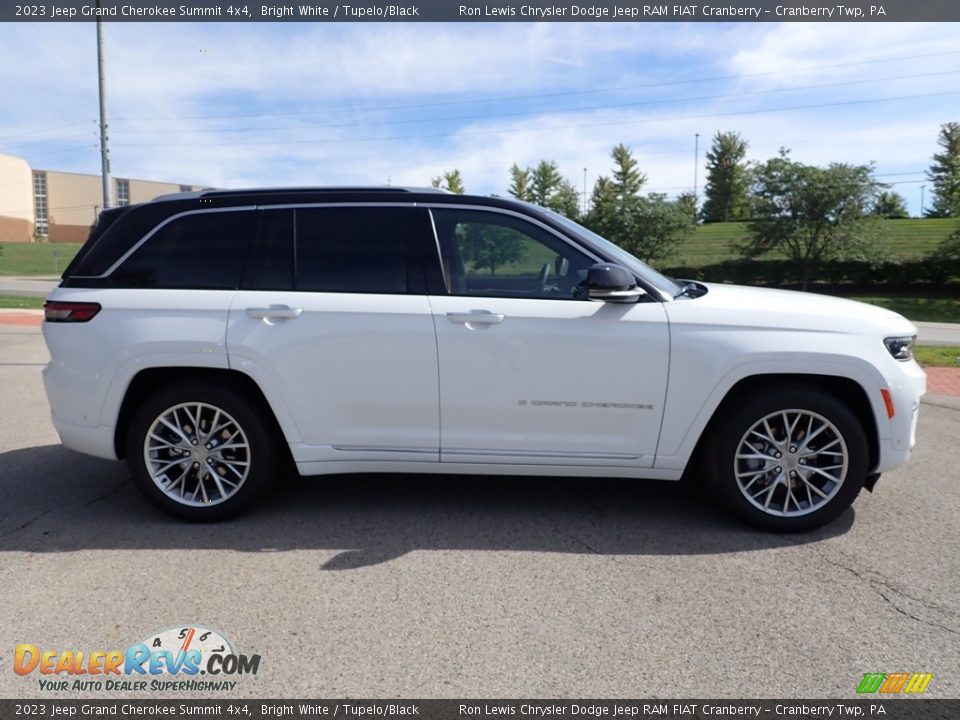 Bright White 2023 Jeep Grand Cherokee Summit 4x4 Photo #6