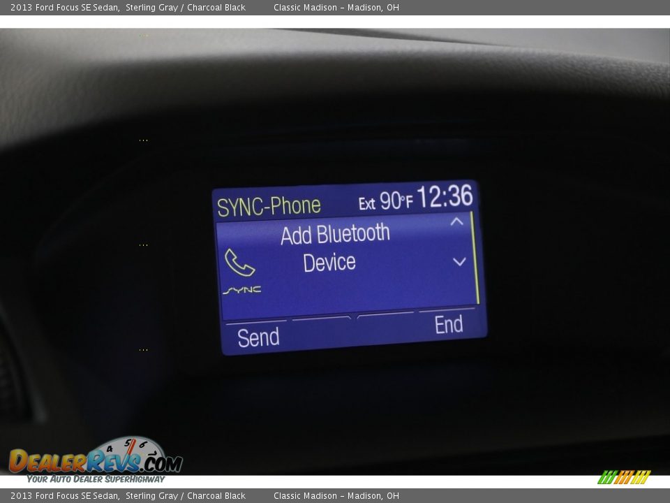 2013 Ford Focus SE Sedan Sterling Gray / Charcoal Black Photo #11