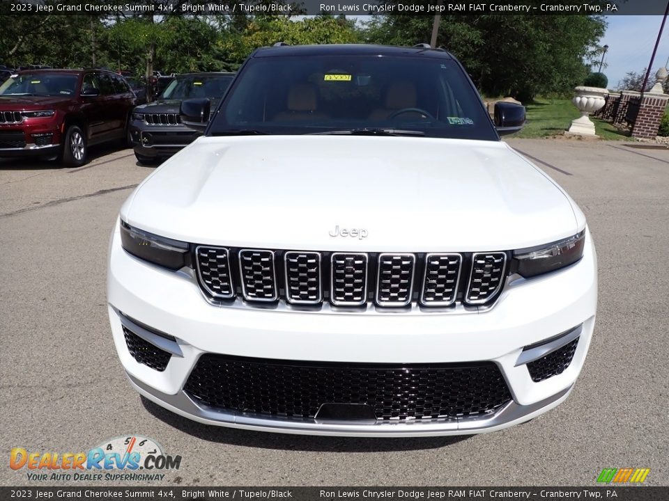 2023 Jeep Grand Cherokee Summit 4x4 Bright White / Tupelo/Black Photo #8