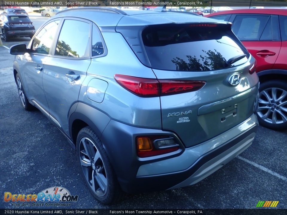 2020 Hyundai Kona Limited AWD Sonic Silver / Black Photo #2