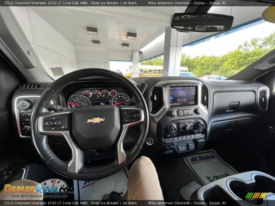 2019 Chevrolet Silverado 1500 LT Crew Cab 4WD Silver Ice Metallic / Jet Black Photo #25
