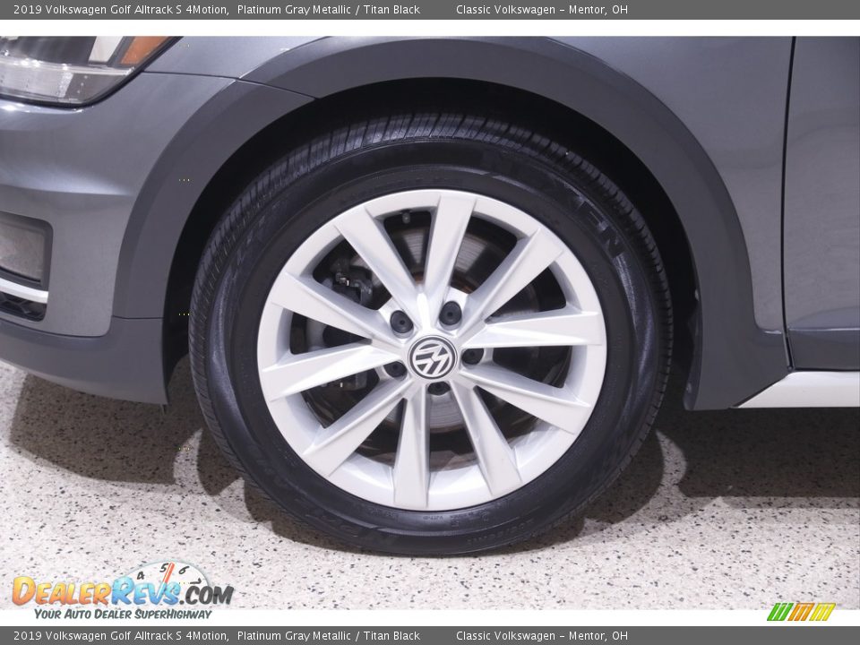 2019 Volkswagen Golf Alltrack S 4Motion Platinum Gray Metallic / Titan Black Photo #20