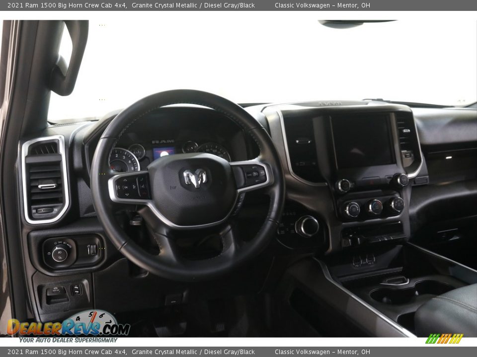 2021 Ram 1500 Big Horn Crew Cab 4x4 Granite Crystal Metallic / Diesel Gray/Black Photo #6