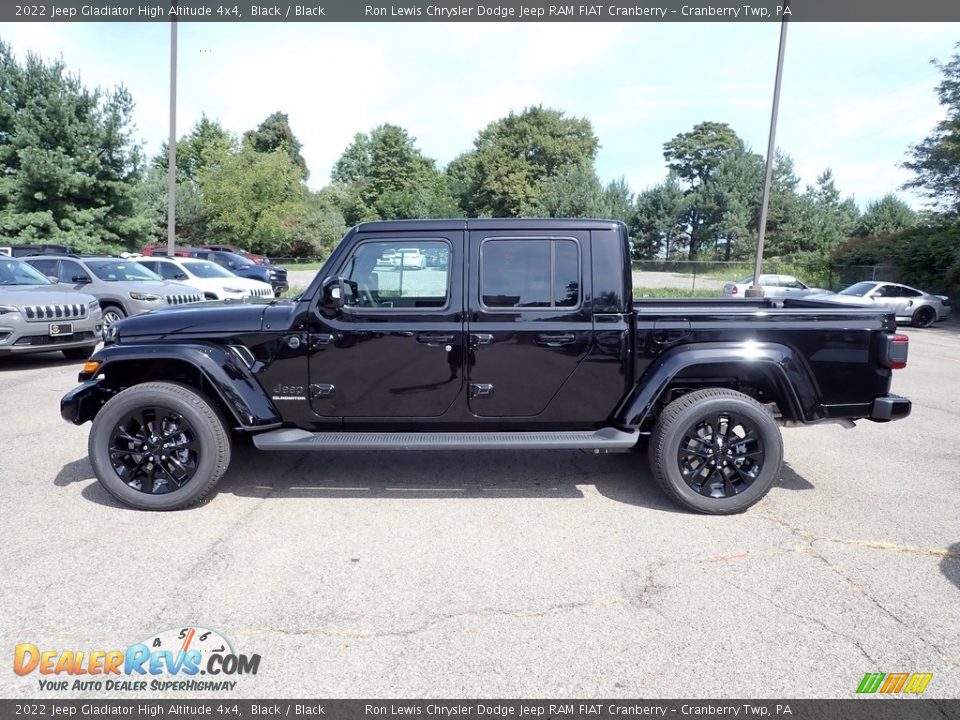 2022 Jeep Gladiator High Altitude 4x4 Black / Black Photo #2