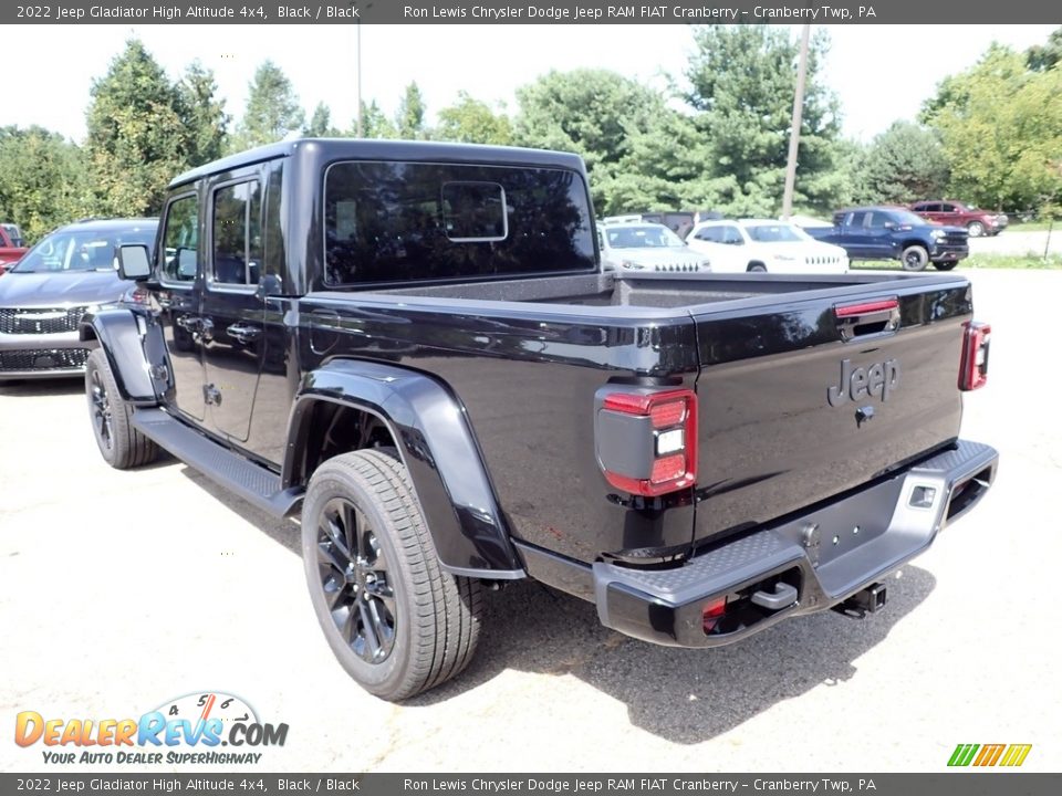 2022 Jeep Gladiator High Altitude 4x4 Black / Black Photo #3