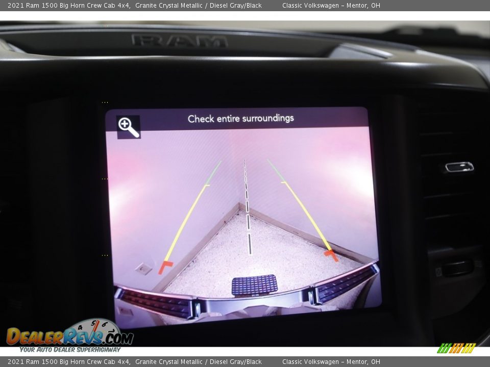 2021 Ram 1500 Big Horn Crew Cab 4x4 Granite Crystal Metallic / Diesel Gray/Black Photo #13