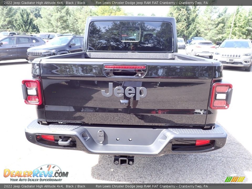 2022 Jeep Gladiator High Altitude 4x4 Black / Black Photo #4