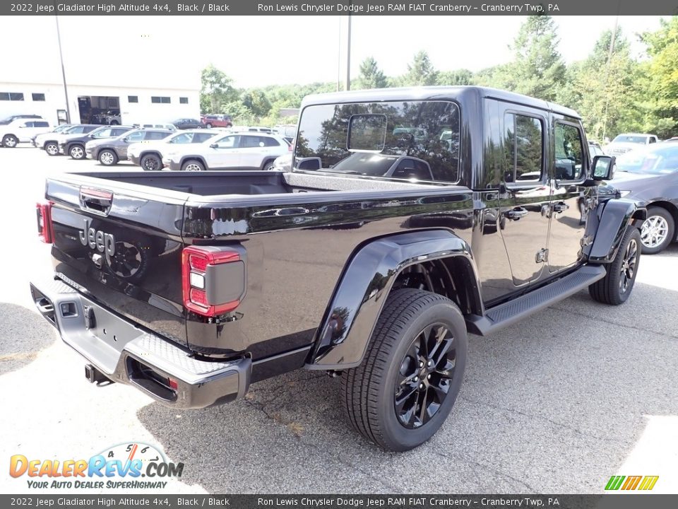 2022 Jeep Gladiator High Altitude 4x4 Black / Black Photo #5