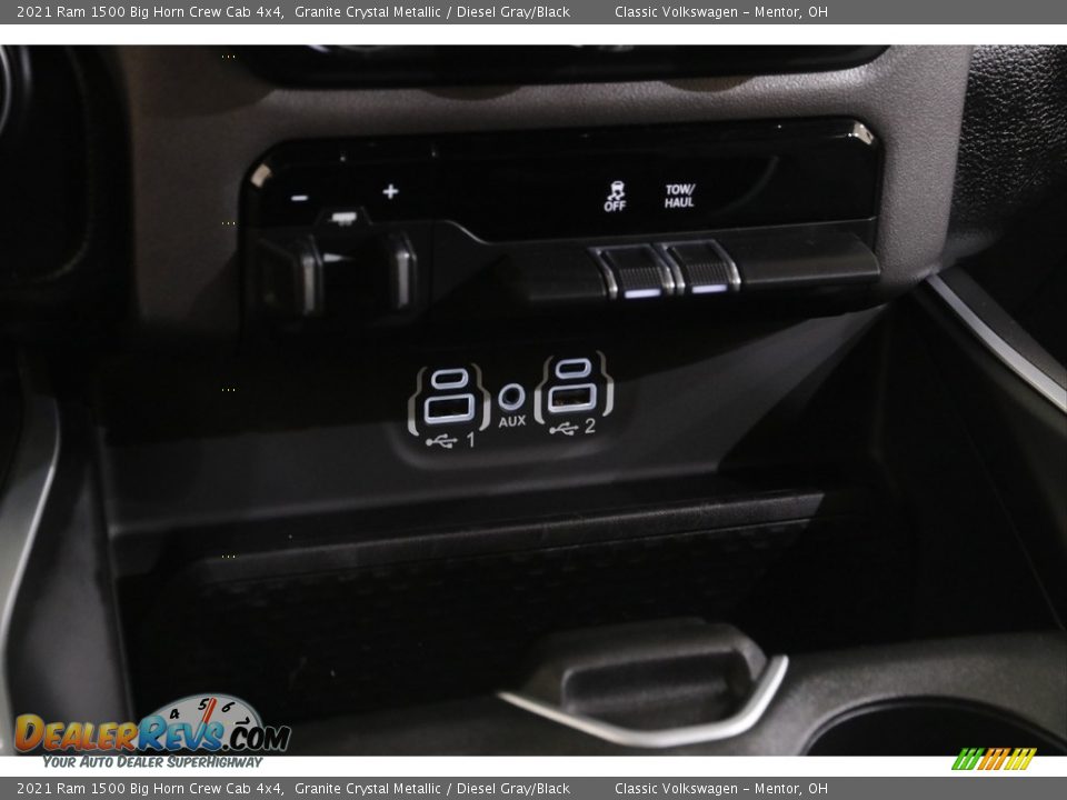 2021 Ram 1500 Big Horn Crew Cab 4x4 Granite Crystal Metallic / Diesel Gray/Black Photo #15