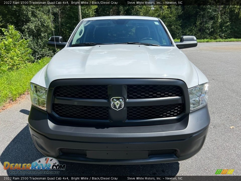 2022 Ram 1500 Tradesman Quad Cab 4x4 Bright White / Black/Diesel Gray Photo #3