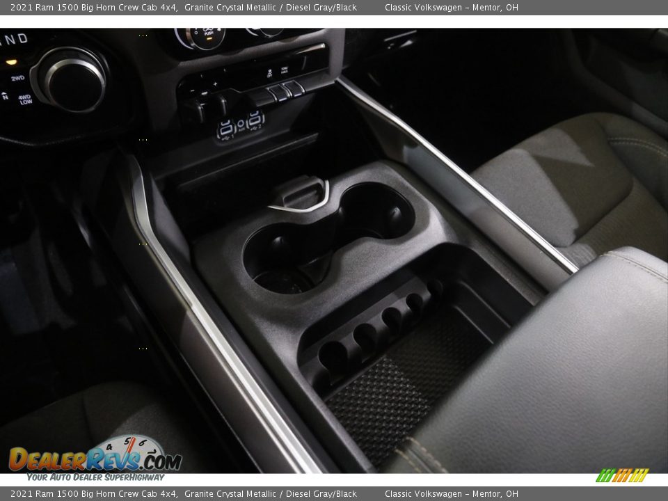 2021 Ram 1500 Big Horn Crew Cab 4x4 Granite Crystal Metallic / Diesel Gray/Black Photo #16