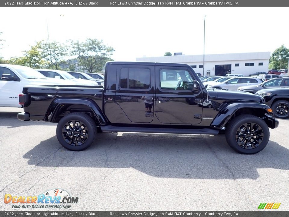 2022 Jeep Gladiator High Altitude 4x4 Black / Black Photo #6