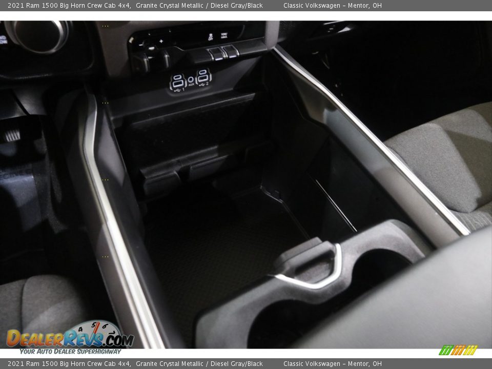 2021 Ram 1500 Big Horn Crew Cab 4x4 Granite Crystal Metallic / Diesel Gray/Black Photo #17