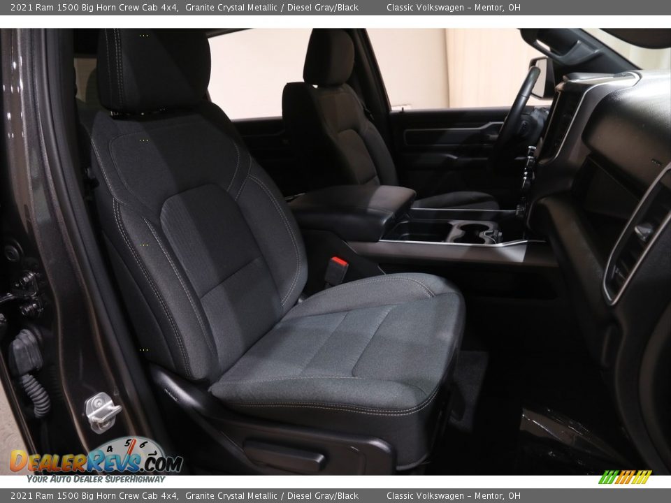 2021 Ram 1500 Big Horn Crew Cab 4x4 Granite Crystal Metallic / Diesel Gray/Black Photo #18
