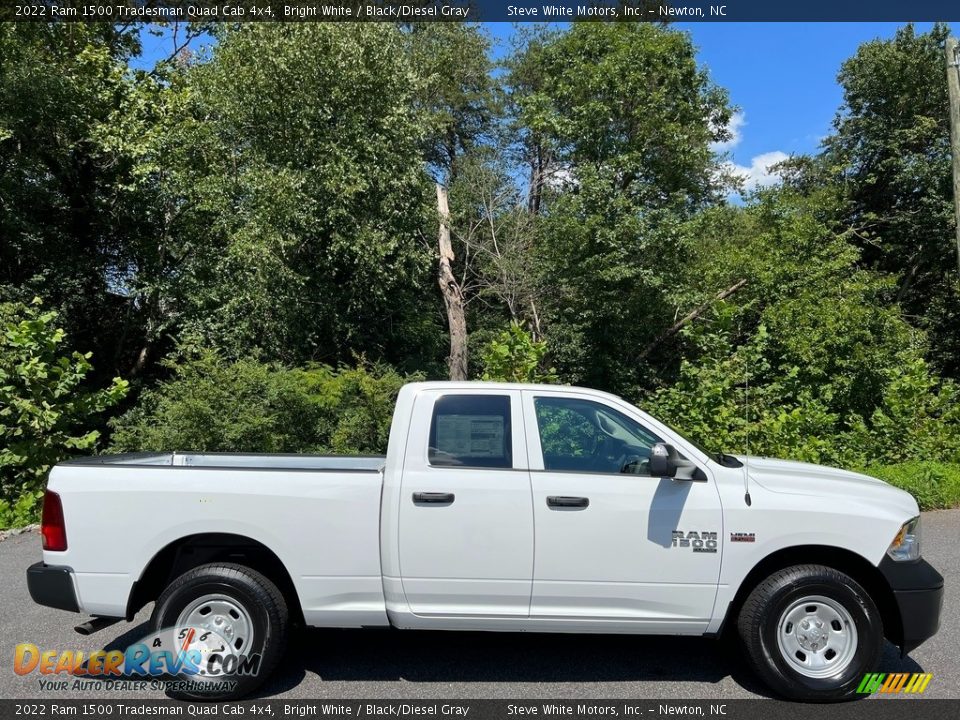 2022 Ram 1500 Tradesman Quad Cab 4x4 Bright White / Black/Diesel Gray Photo #5