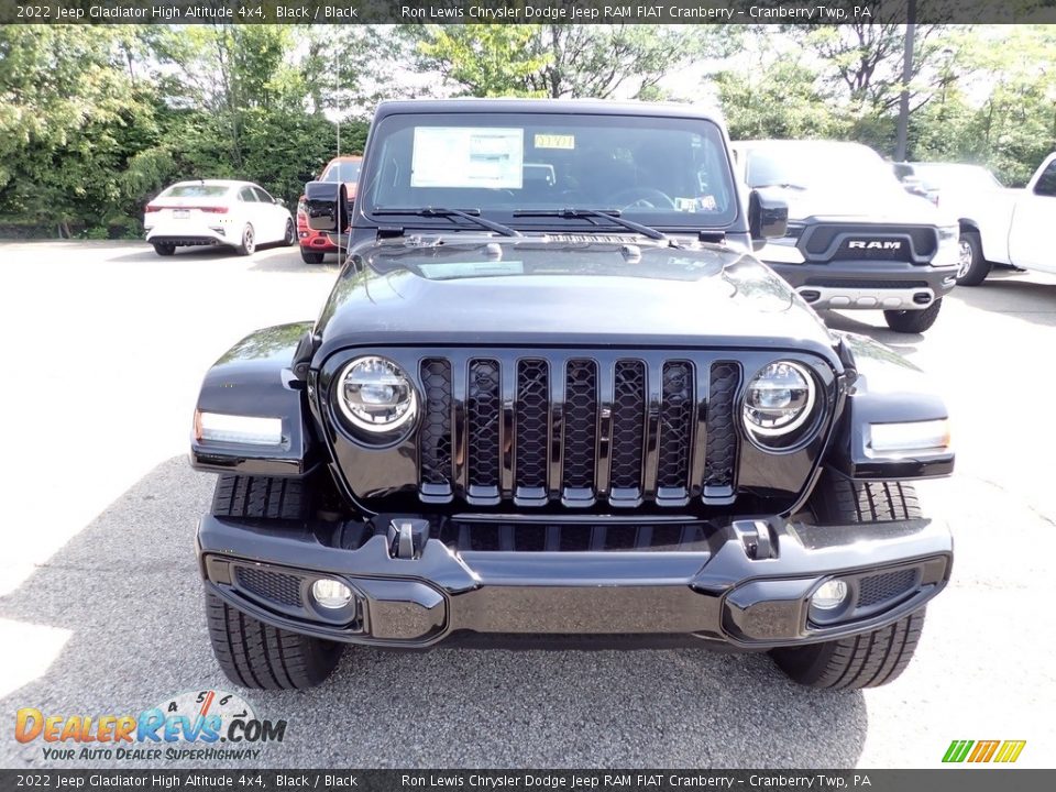 2022 Jeep Gladiator High Altitude 4x4 Black / Black Photo #8