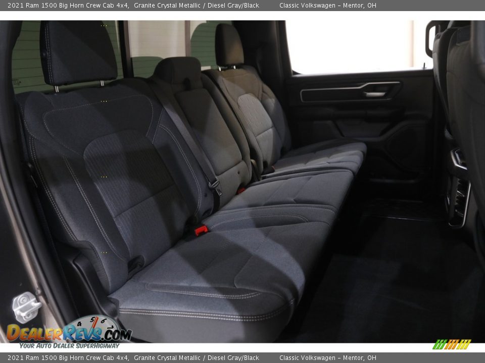 2021 Ram 1500 Big Horn Crew Cab 4x4 Granite Crystal Metallic / Diesel Gray/Black Photo #19